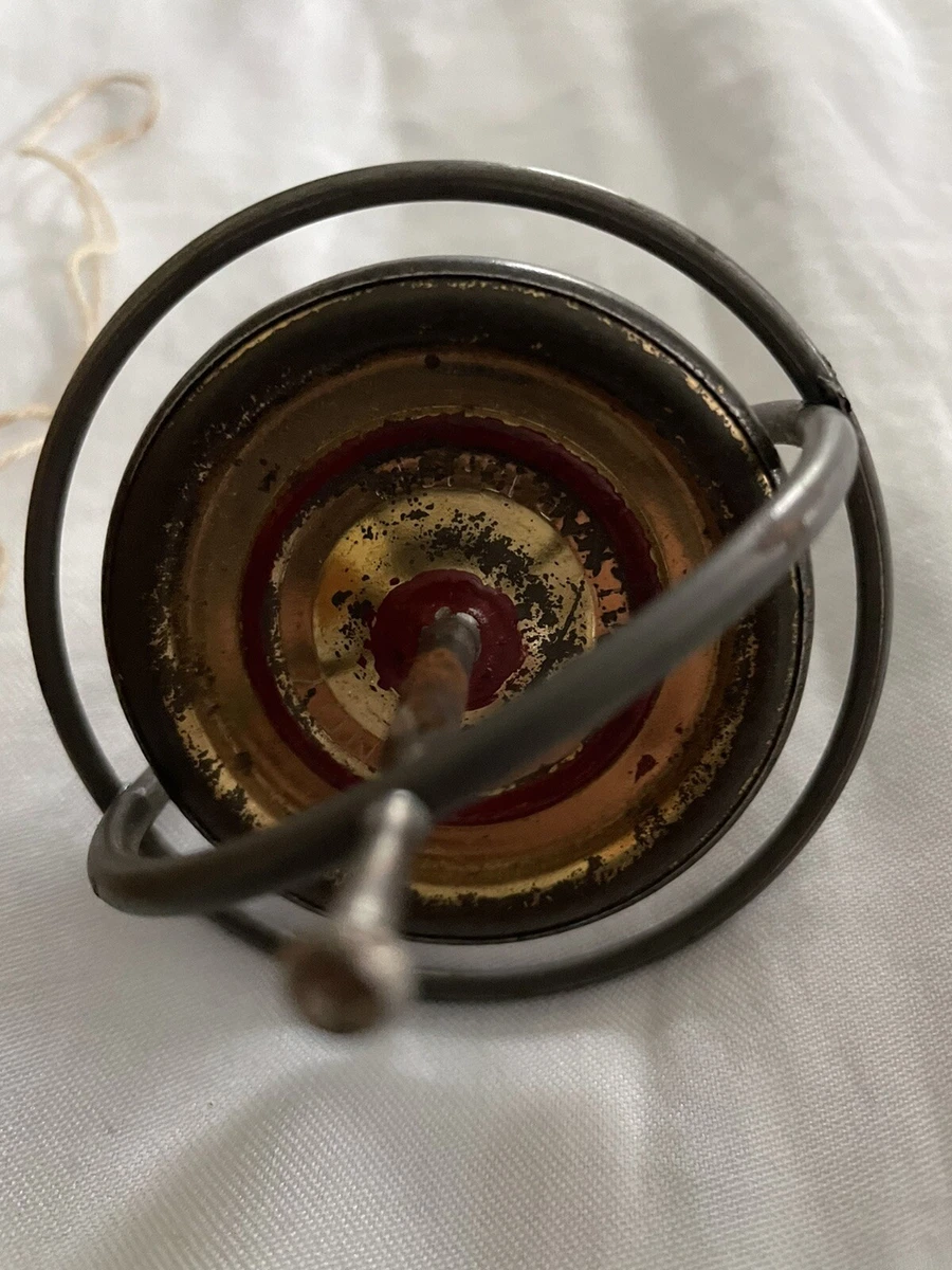 VINTAGE DANDY ALL STEEL GYROSCOPE TOP PAT. MARCH 15,1916 AND ORIGINAL BOX  STRING | eBay
