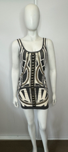 SASS & BIDE DRESS "MIRRORED SHAPES" SIZE 36 or AU 4 US 0 | NO RESERVE - Picture 1 of 5