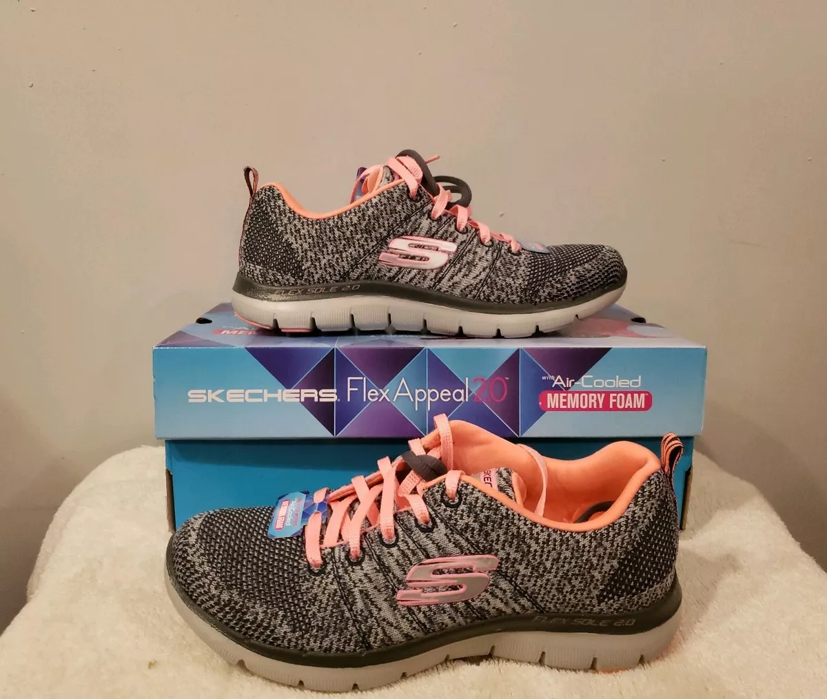 Skechers Flex Appeal 2.0 Air-Cooled Memory Shoes | eBay