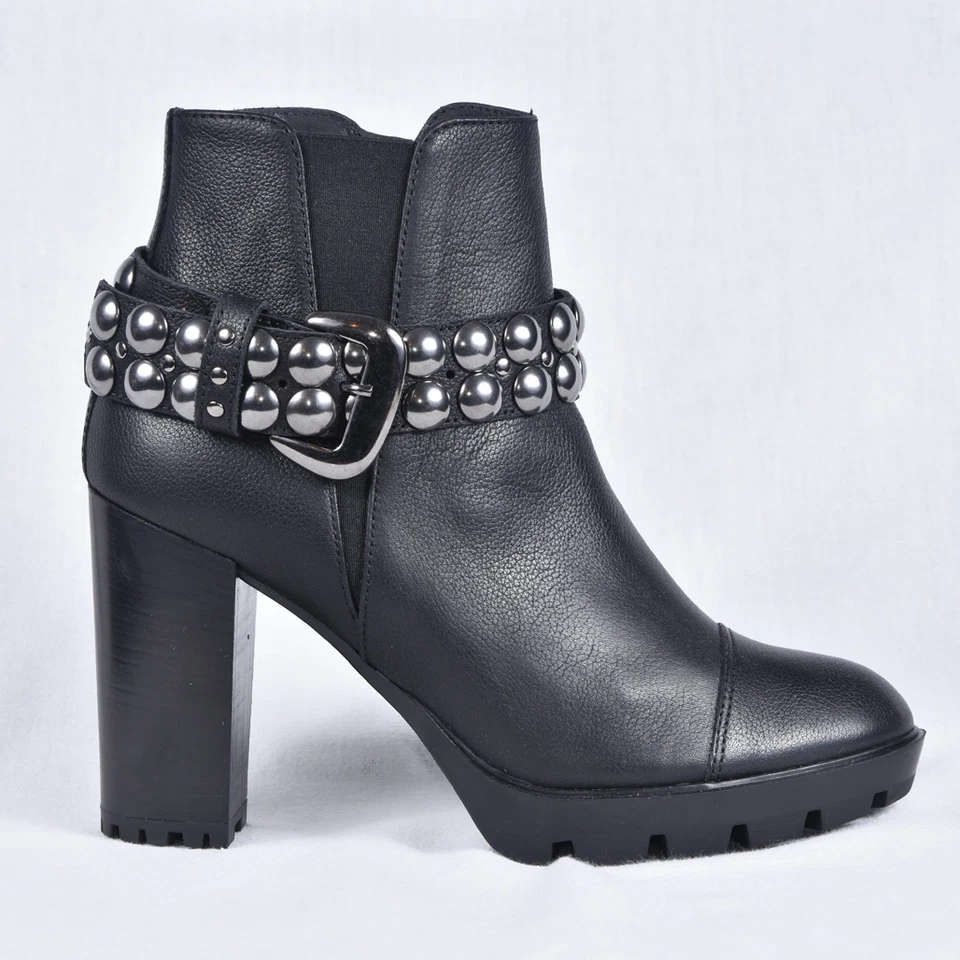 PEPEROSA  DAMEN STIEFEL STIEFELETTEN  BOOTS SCHWARZ LEDER NEU 37 39 - Bild 1 von 4
