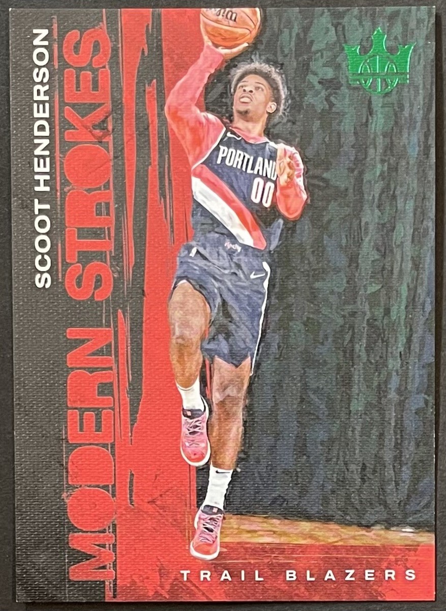 25 ) Scoot Henderson 2023-24 Court Kings RCModern Strokes Jade 