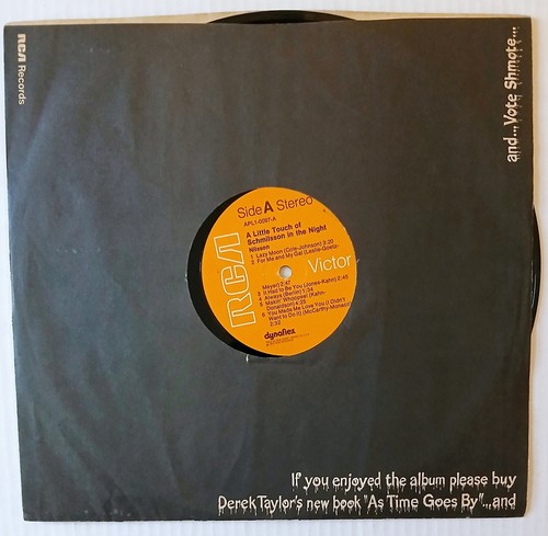 Nilsson A Little Touch Of Schmilsson In The Night Vinyl LP 1973 APL1-0097 VG+ - Picture 6 of 8