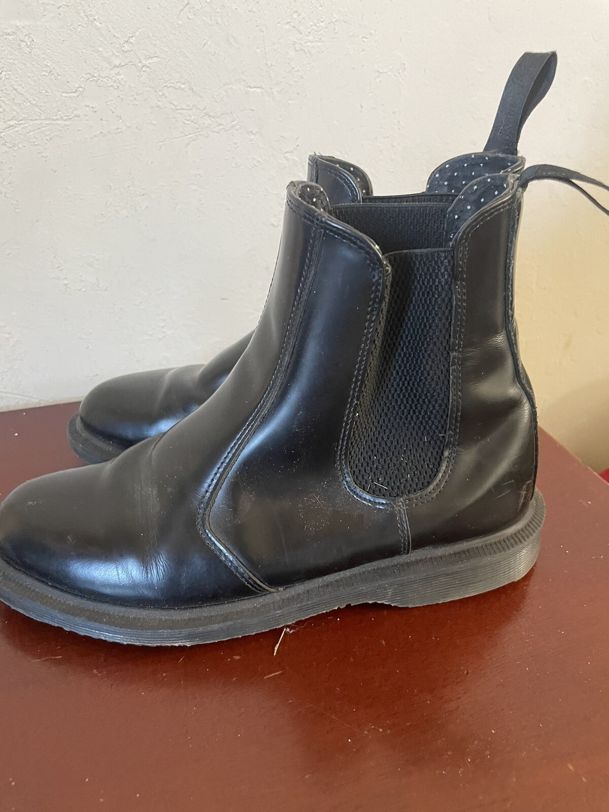 Dr Doc Martens Flora Oil Resistant Chelsea Boots - Black - Women’s Size 6 thumbnail 3