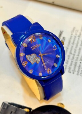 A women's watch made of rubber in attractive and wonderful shapes and colors