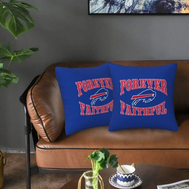 Buffalo Bills Forever Faithful Throw Pillow Covers