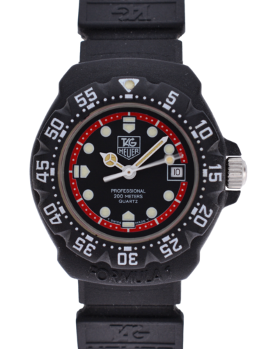 Ladies Tag Heuer Formula 1 F1 Professional Red/ Black 28mm Watch Ref: 383.508! - Picture 1 of 9