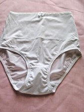 CAROL Wior Microfiber Belly Band SHAPEWEAR Brief PTY WHITEA00107 A256596 SIZE S
