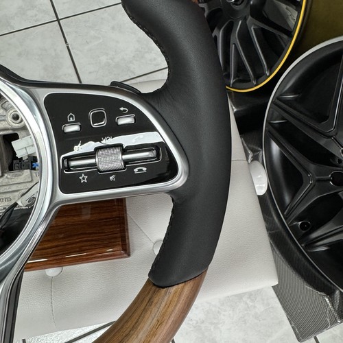 Mercedes-Benz Volante In Legno VA2 Noce Naturale Opaco W463 W167 - Foto 5 di 13