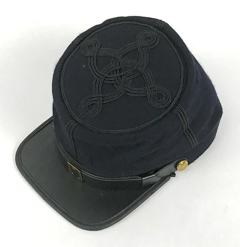 Union Civil War Officers Kepi with Black Braid - Major's Kepi - Size Medium
