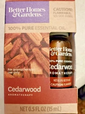 NEW Essential Oil - Aromatherapy - CEDARWOOD - 100% Pure - 0.5 fl oz