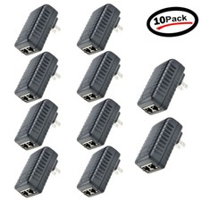 10X POE Injector 24V 1A Wall Plug Ethernet Adapter IP Phone Camera Power Supply