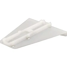 R 7260 Drawer Track Delta Guide White Plastic single Pack