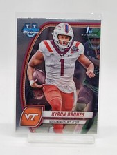 2024 Bowman Chrome University Kyron Drones 1st Bowman Football Virginia Tech 119