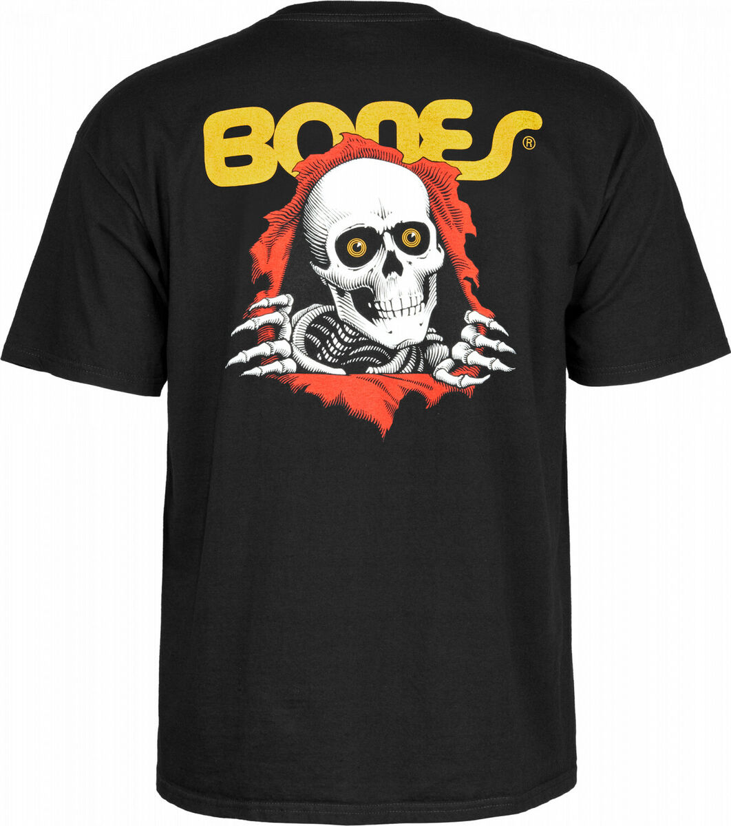 Powell Peralta BONES RIPPER Skateboard T Shirt BLACK | eBay Powell Peralta BONES RIPPER Skateboard T Shirt BLACK | eBay