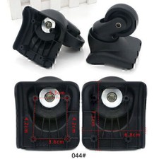 2 Pcs Replacement Luggage Swivel Wheels Suitcase 360 Spinner Repair Spare Wheels