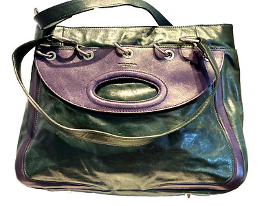 Tosca Blu Green/Pulm Genuine Leather  Shoulder, Tote, Satchel, Purse  ID 446