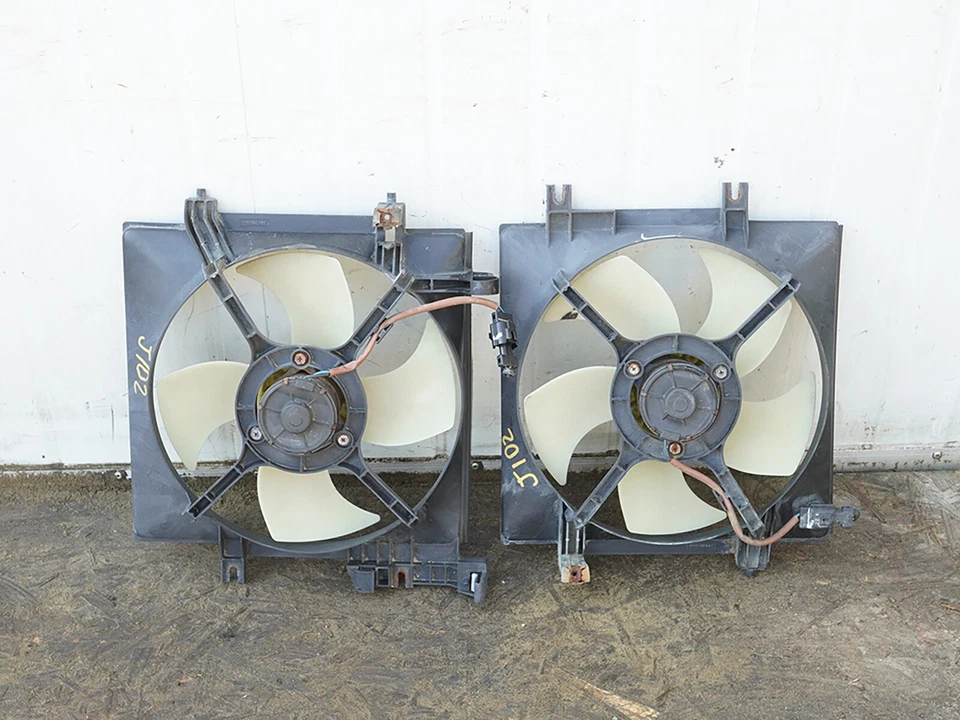 Subaru Legacy 2005-2014 ventilador aspa refrigeración eléctrica radiador condensador Wo Turbo Foto 4 de 4