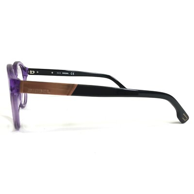 Diesel Eyeglasses Frames DL5091 col.081 Black Clear Purple 