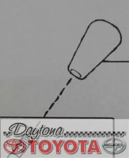 OEM TOYOTA 4RUNNER SHIFT KNOB 33504-20150-C0 BLACK FITS 1996-2002 SR5