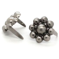 Beaded Spots Brass Antique Nickel 5/8" 100 Pk. NH00117-21