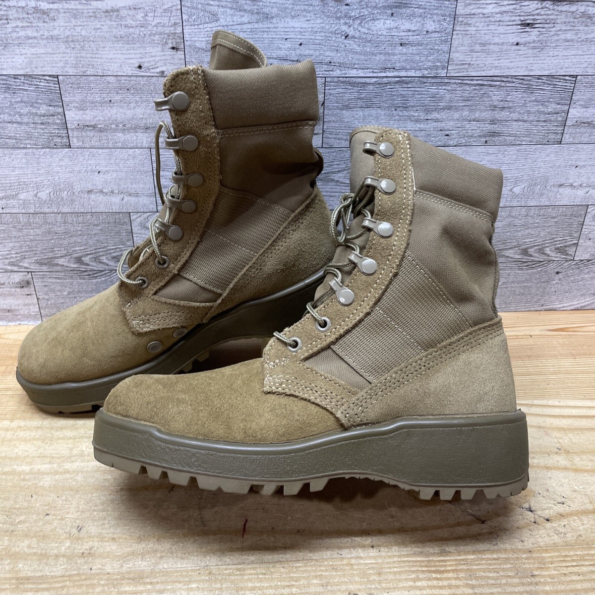 Hot weather Army Combat Boots Coyote Vibram SPM1C1-13-D-1017 789 Size 6 W Mens Rocky Hot Weather Army Combat Boot - Size 1.5W - New  main image 2