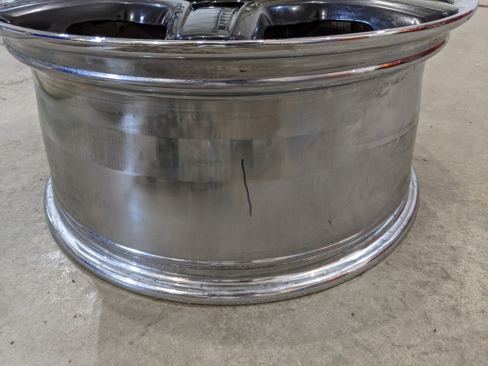 black & chrome Bentley Continental flying spur mulliner 7 spoke OEM wheel rim 20