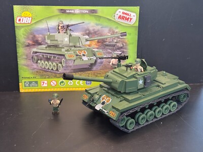 Cobi 2488 M46 Patton Tank - Complete with Instructions + Minifigures - US Seller