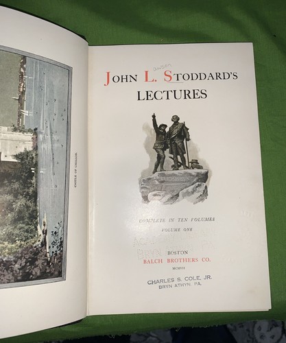 John L. Stoddard's Lectures Complete Set 1907 Set of 14 (1 thru 10 + 4 supplm.) - Picture 4 of 4