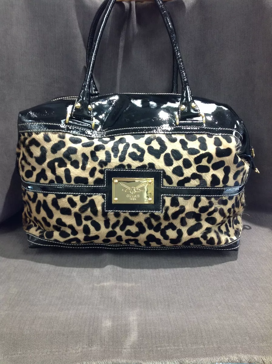 Patent leopard print bag clearance