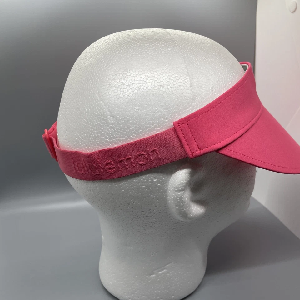 Visera Lululemon Fast Paced Run rosa banda ancha talla única Foto 4 de 4
