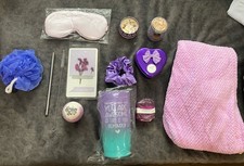 12 Piece Spa Self Care Gift Box Relaxing Bath Set Includes Hair Towel Candle Etc