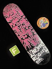 SUPER RARE Jereme Rogers Pink Collage Girl Skateboard Deck Pro Model In Shrink