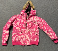 Polar Edge Jacket Women’s L Gold Series Magenta Ski Snowboarding Embroidered