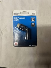 Commercial Electric HDMI Free Angle Adapter 180 Degree Swivel Black 234891 NIB