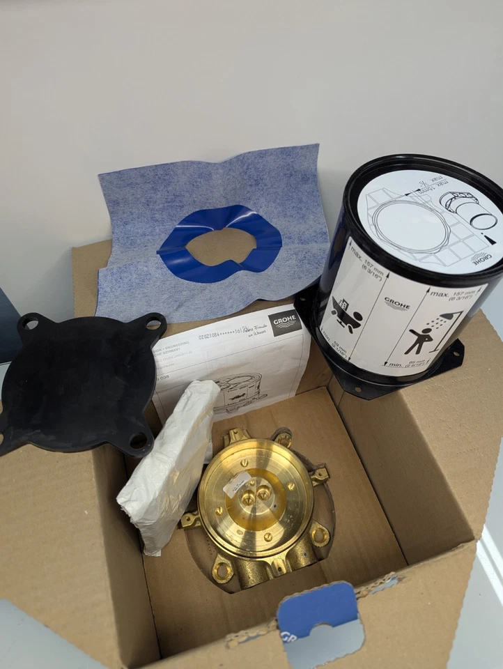 Válvula áspera GROHE 29038001 para enchimento de banheira independente montado no chão - Imagem 3 de 4