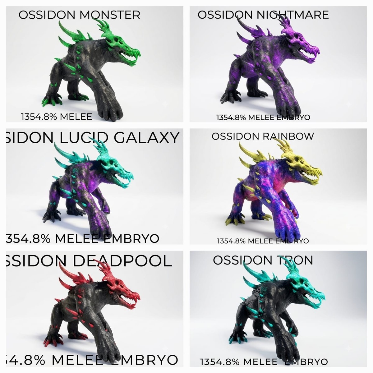 OSSIDON NEW TOP STATS - Embryo Pair - Ark Ascended PVE Official