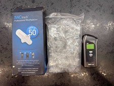 BRAND NEW BACTRACK S80 BREATHALYZER  50 MOUTHPIECES ... 160 RETAIL VALUE