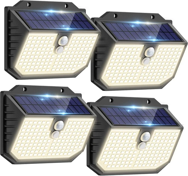 Solarlampen FüR AußEn Mit Bewegungsmelder, 3 Modi Solar Bewegungsmelder Aussen,I-image