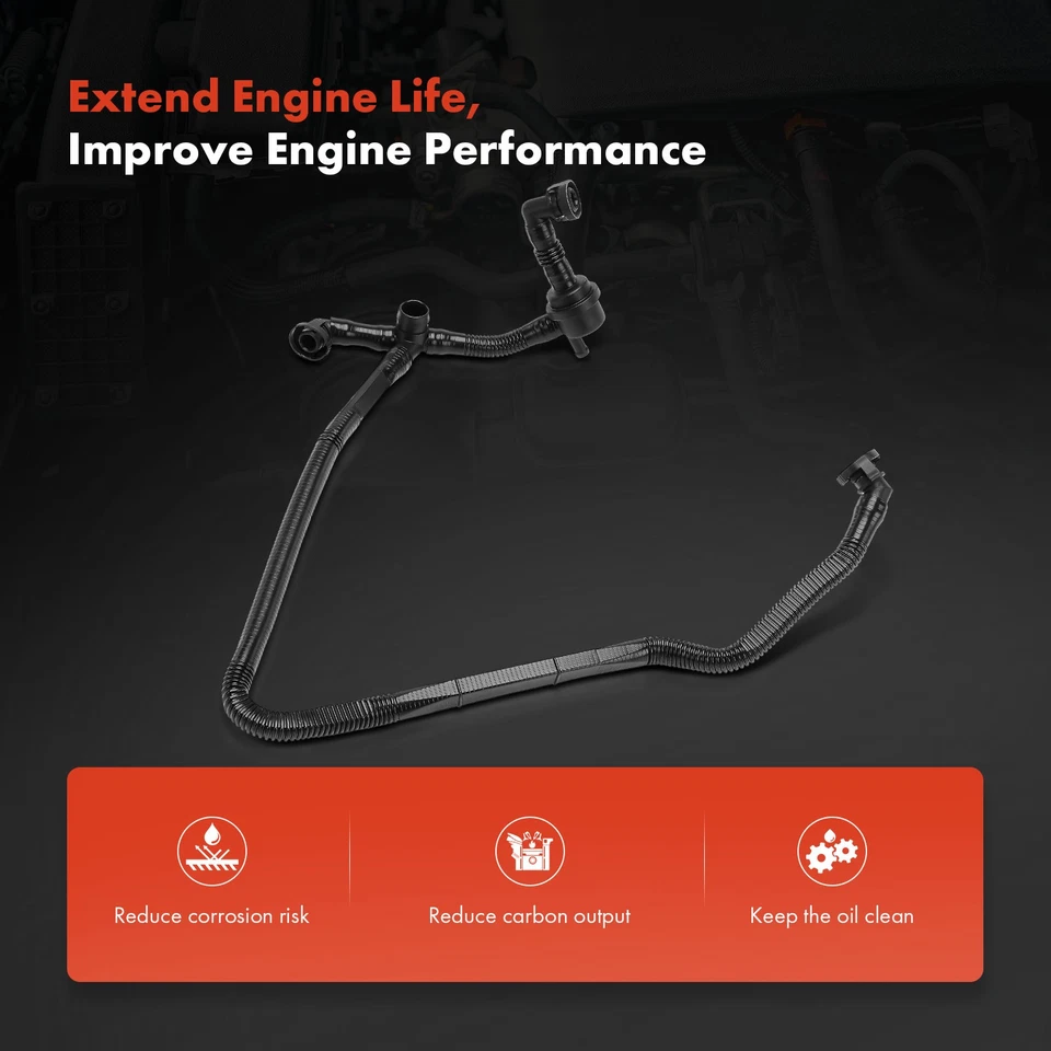 Positive Crankcase Ventilation Hose for VW Passat 1998 1999 2000 2001 Audi A6 A4 - Image 3 of 4