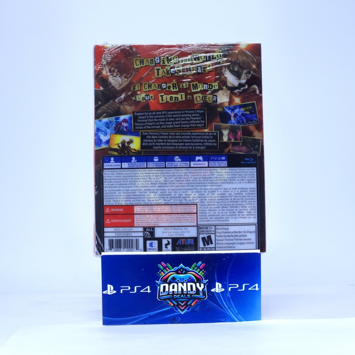 Persona Royal Steelbook Edition PS4 Brand New PlayStation