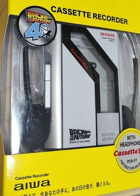 AIWA Cassette Boy PCR-F7 Back To The Future 40th Portable Cassette