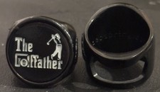 The GOLFFATHER DeCAPitator Ring bottle cap opener cracks open your favorite bevy