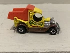 Vintage 1977 Hot Wheels A Truck'N Dump Truck Blackwalls Hong Kong 1:64 scale