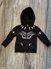 Marvel Black Panther Boys Size 4 years Black Zipper Jacket