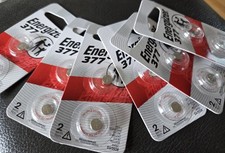 12 Ct   NEW IN BOX   Energizer 377 Battery   Silver Oxide   Best By March 2028