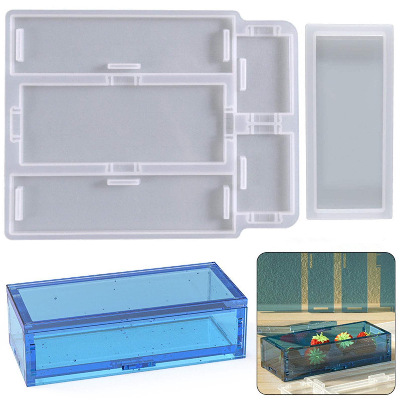 Silicone Resin Mold for Epoxy Casting Desk Organizer DIY Craft Tool