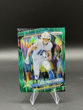 2025 PANINI PRIZM - Ladd McConkey #18- SP Green Shock Sp