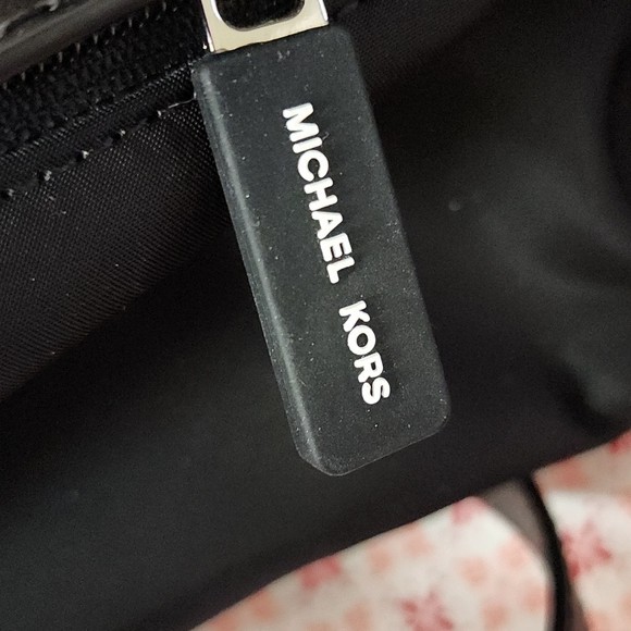 Michael Kors Medium Black Drawstring Backpack - image 2