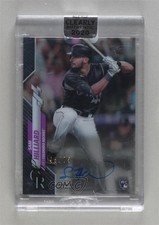 2020 Topps Clearly Authentic Auto Black 43/75 Sam Hilliard #CCA-SH Auto kf4