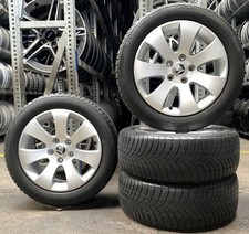 4X Original SKODA Winter Tires 205/55 R16 91H - For Superb II 3T 2579